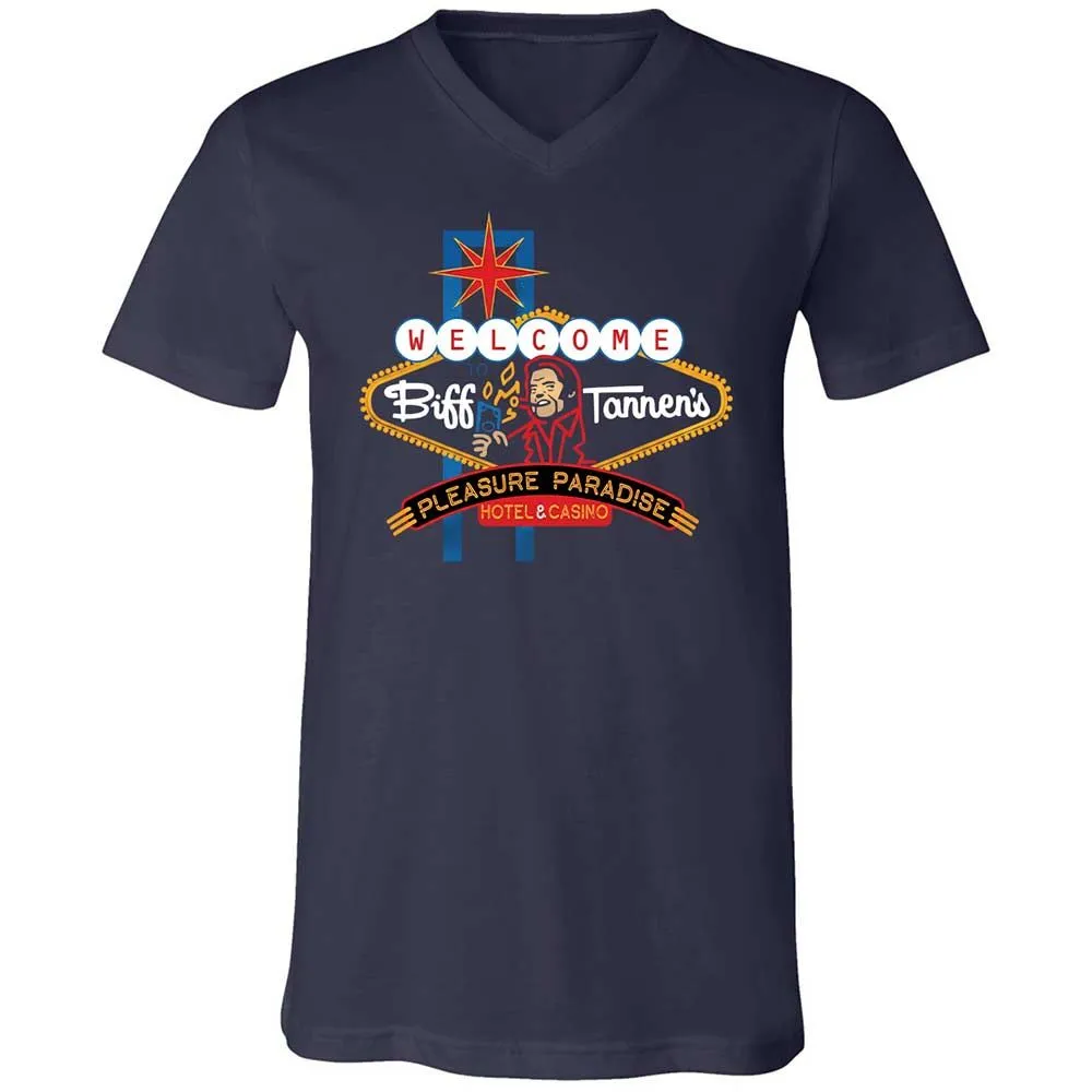 Unisex V-Neck T-Shirt - 65NG5M7V - Navy - 2