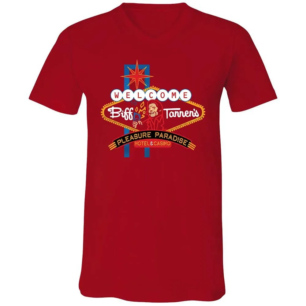 Unisex V-Neck T-Shirt - 65NG5M7V - Red - 6