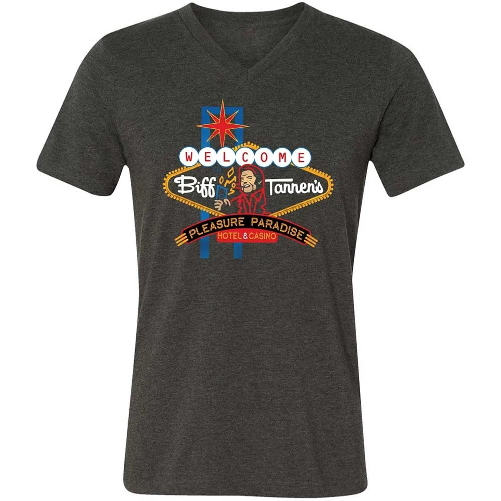 Unisex V-Neck T-Shirt - 65NG5M7V - Dark Grey Heather - 9