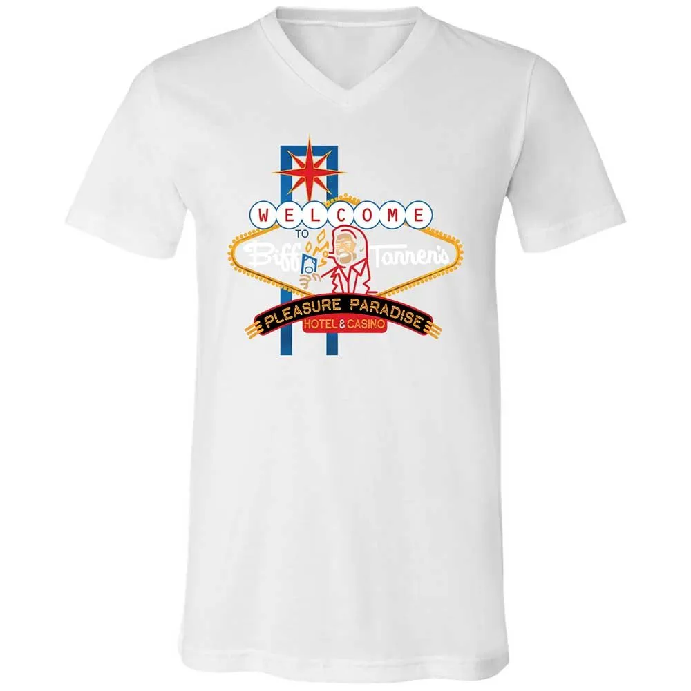 Unisex V-Neck T-Shirt - 65NG5M7V - White - 16