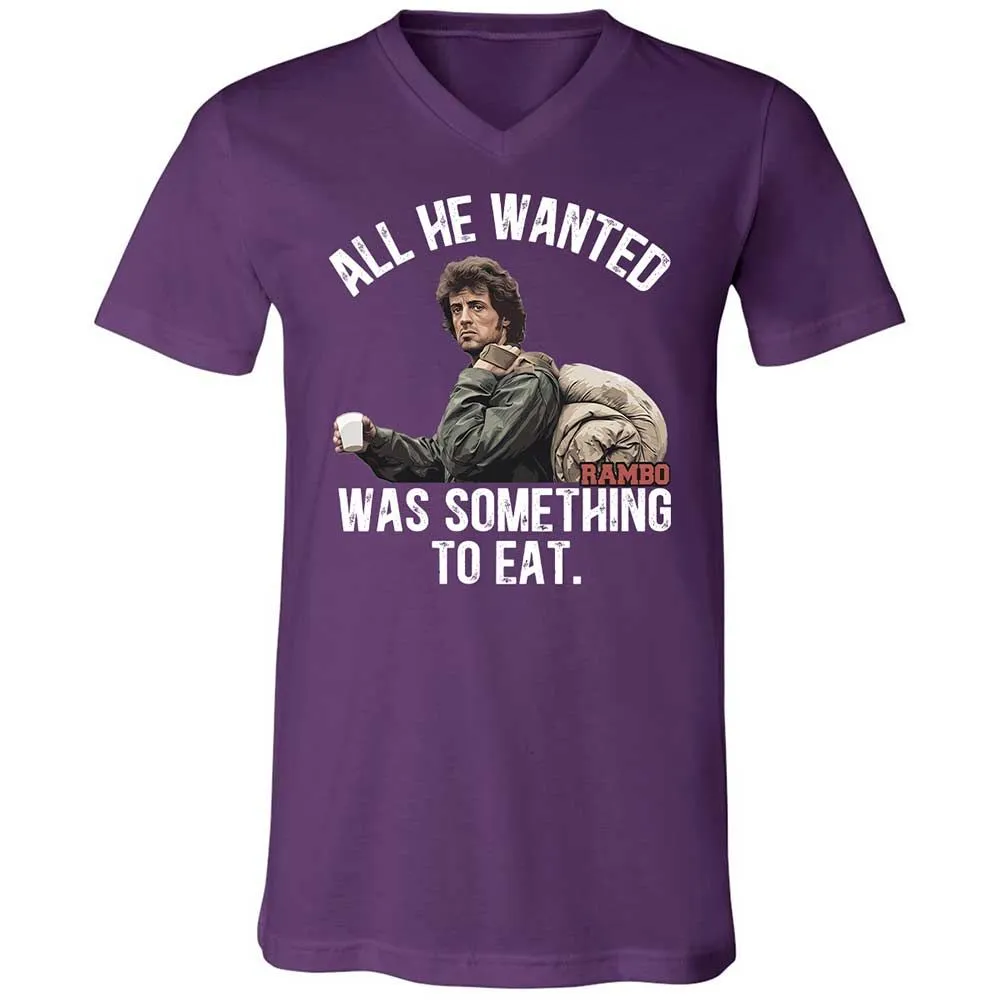 Unisex V-Neck T-Shirt - UEVH6SZ6 - Team Purple - 10