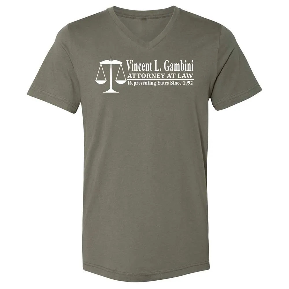 Unisex V-Neck T-Shirt - UN5WVF4K - Military Green - 11