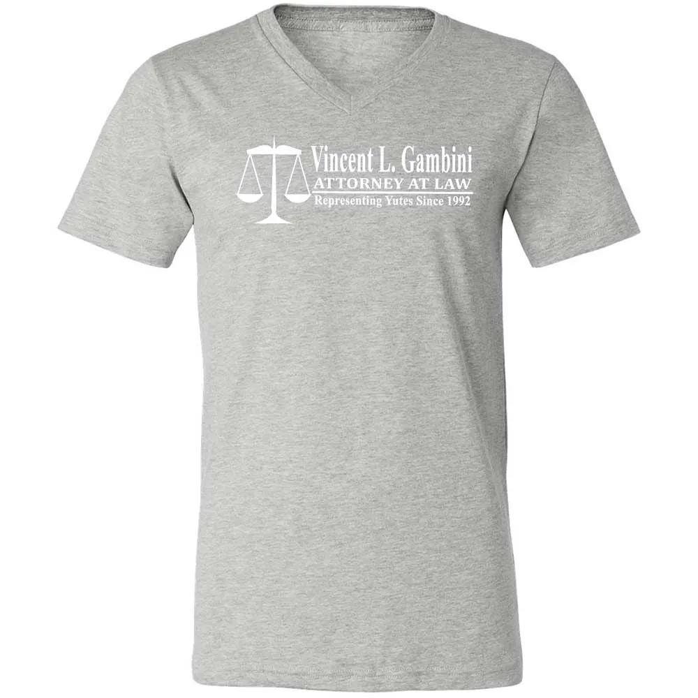 Unisex V-Neck T-Shirt - UN5WVF4K - Athletic Heather - 15