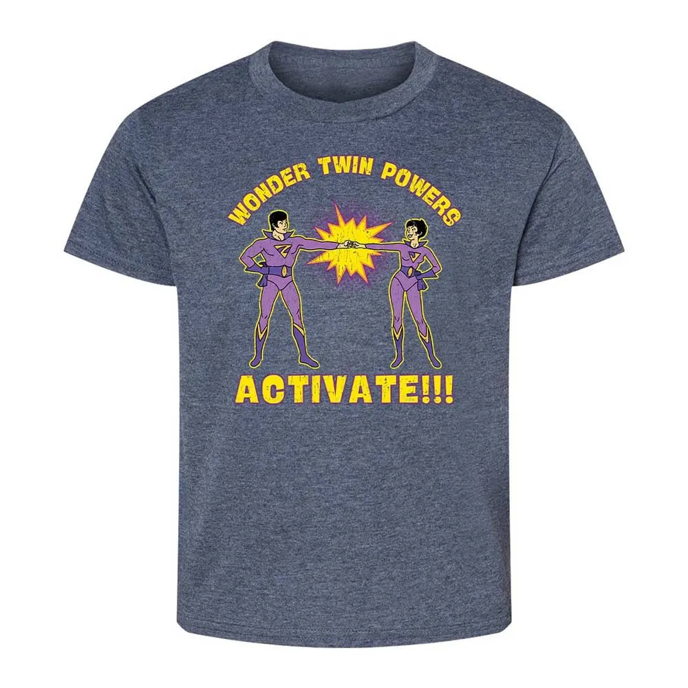 Kids T-Shirt - FZZKHBLC - Heather Navy - 9