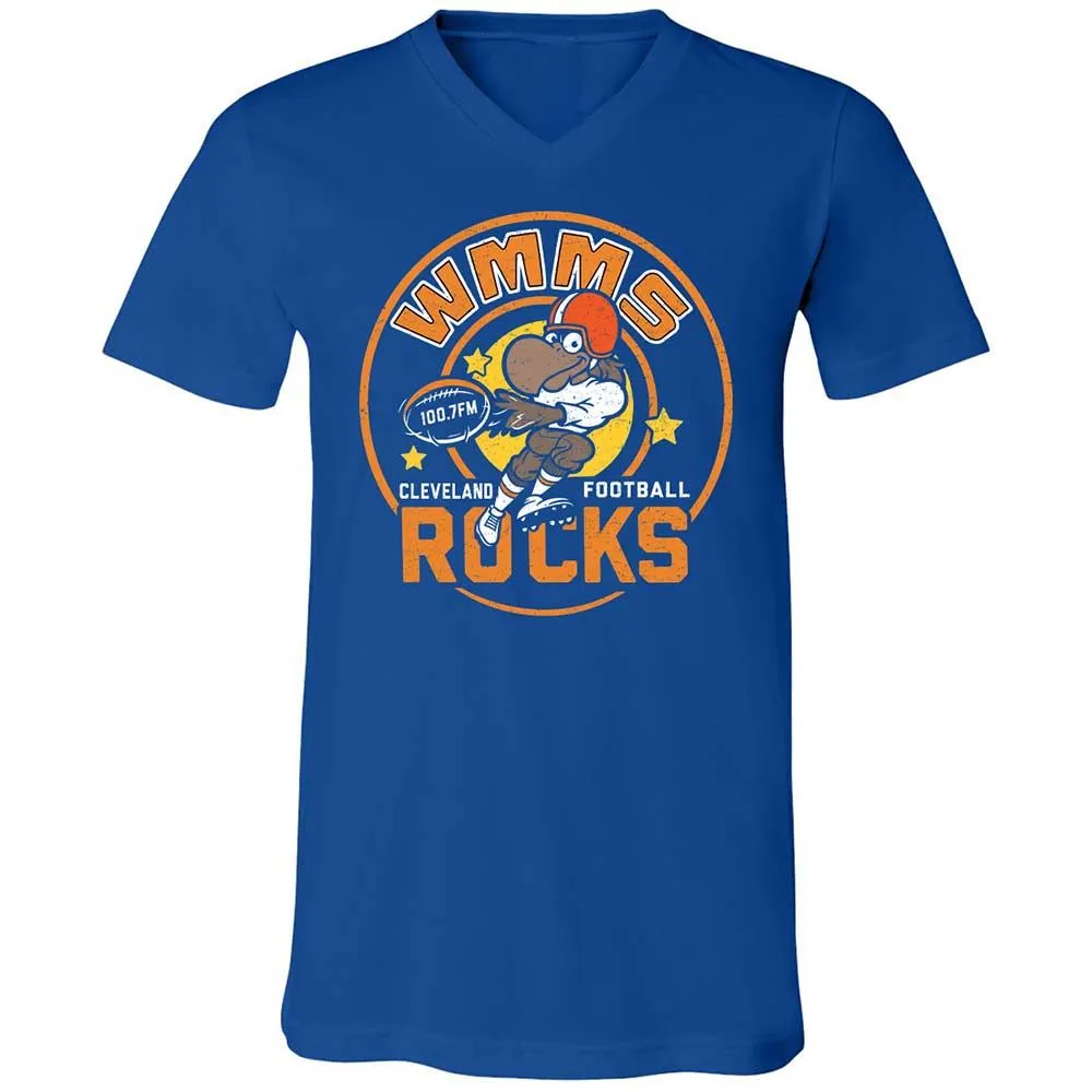 Unisex V-Neck T-Shirt - 2EJG4RFE - True Royal - 4