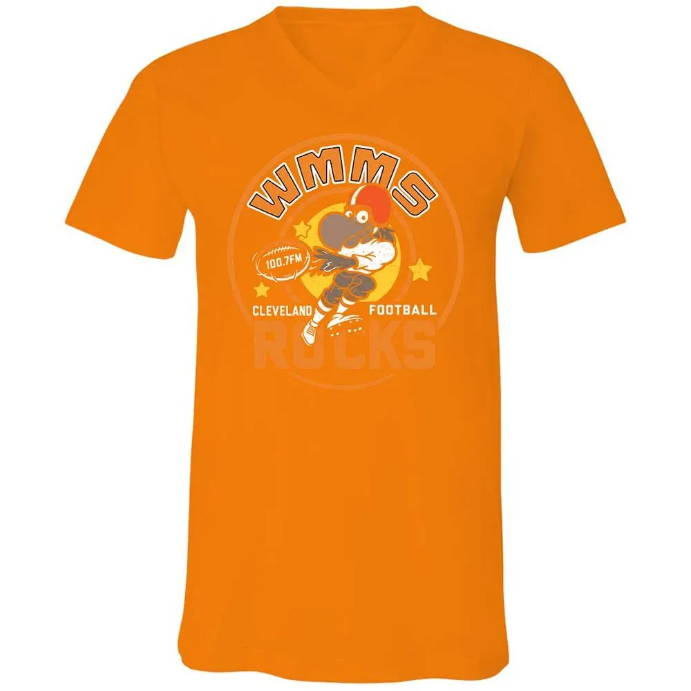 Unisex V-Neck T-Shirt - 2EJG4RFE - Orange - 12