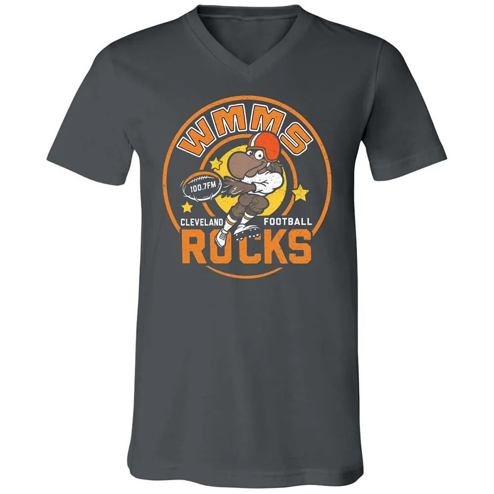 Unisex V-Neck T-Shirt - 2EJG4RFE - Asphalt - 13