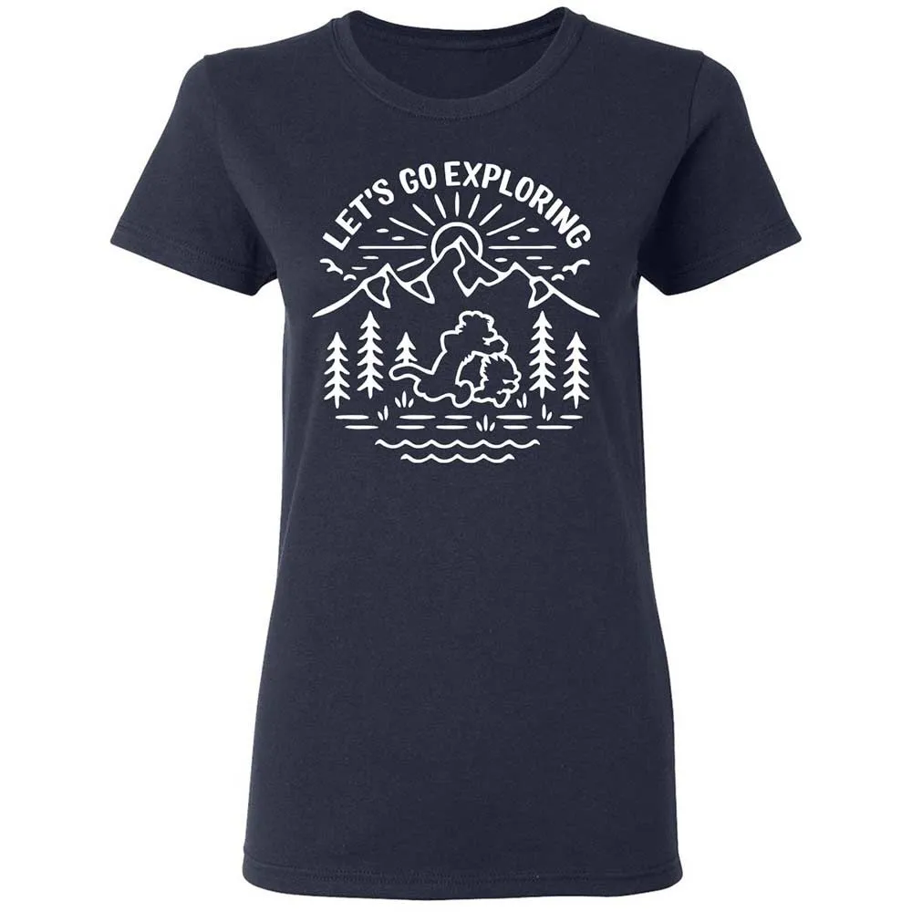 Women's T-Shirt - EU58BQQK - Navy - 2