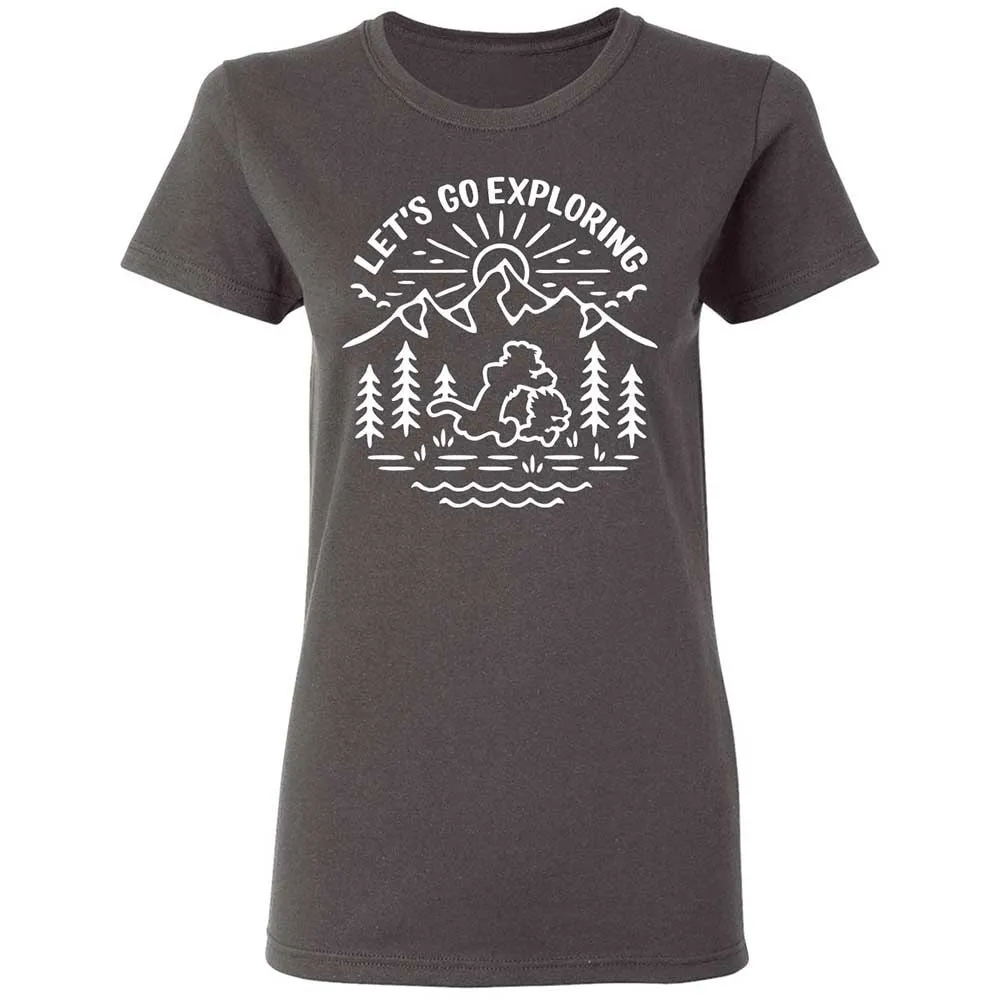Women's T-Shirt - EU58BQQK - Charcoal - 4