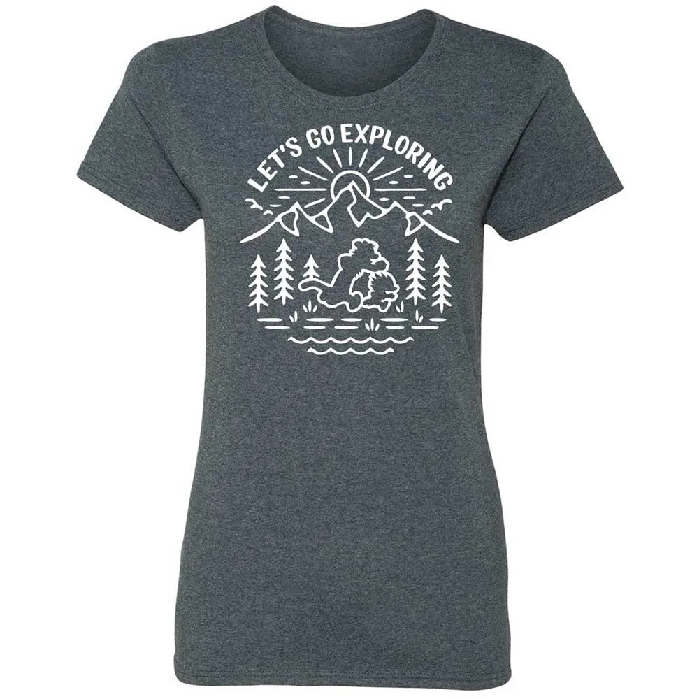 Women's T-Shirt - EU58BQQK - Dark Heather - 6