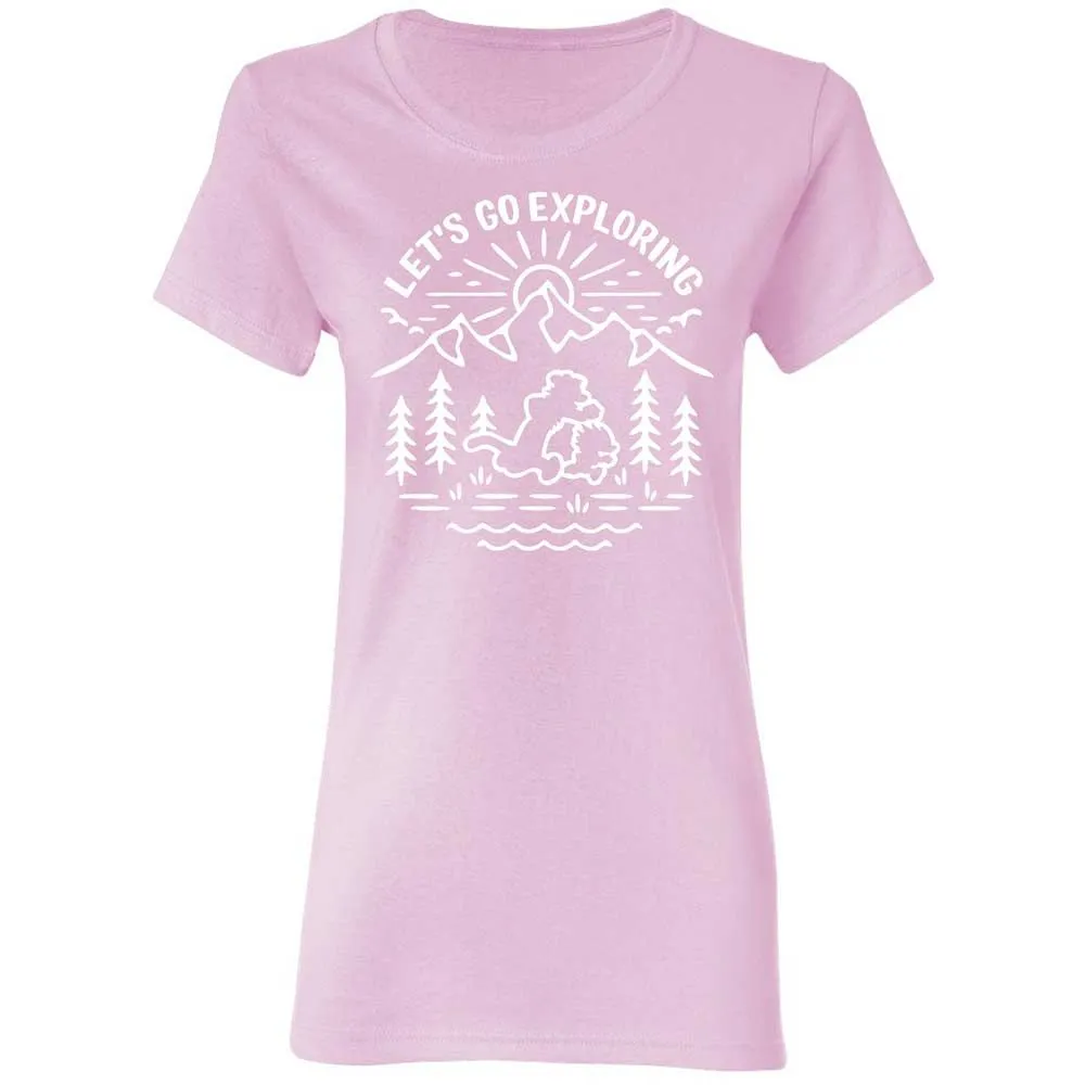 Women's T-Shirt - EU58BQQK - Light Pink - 8