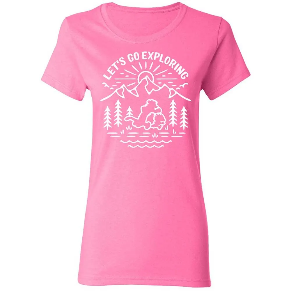 Women's T-Shirt - EU58BQQK - Azalea - 11