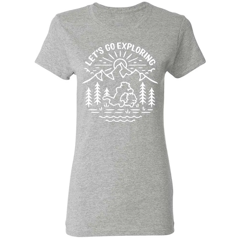 Women's T-Shirt - EU58BQQK - Sport Grey - 14