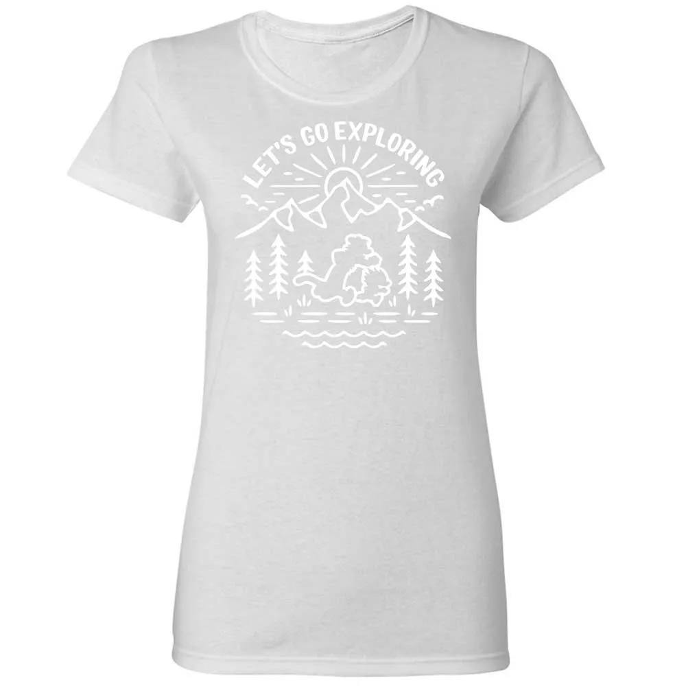 Women's T-Shirt - EU58BQQK - White - 15