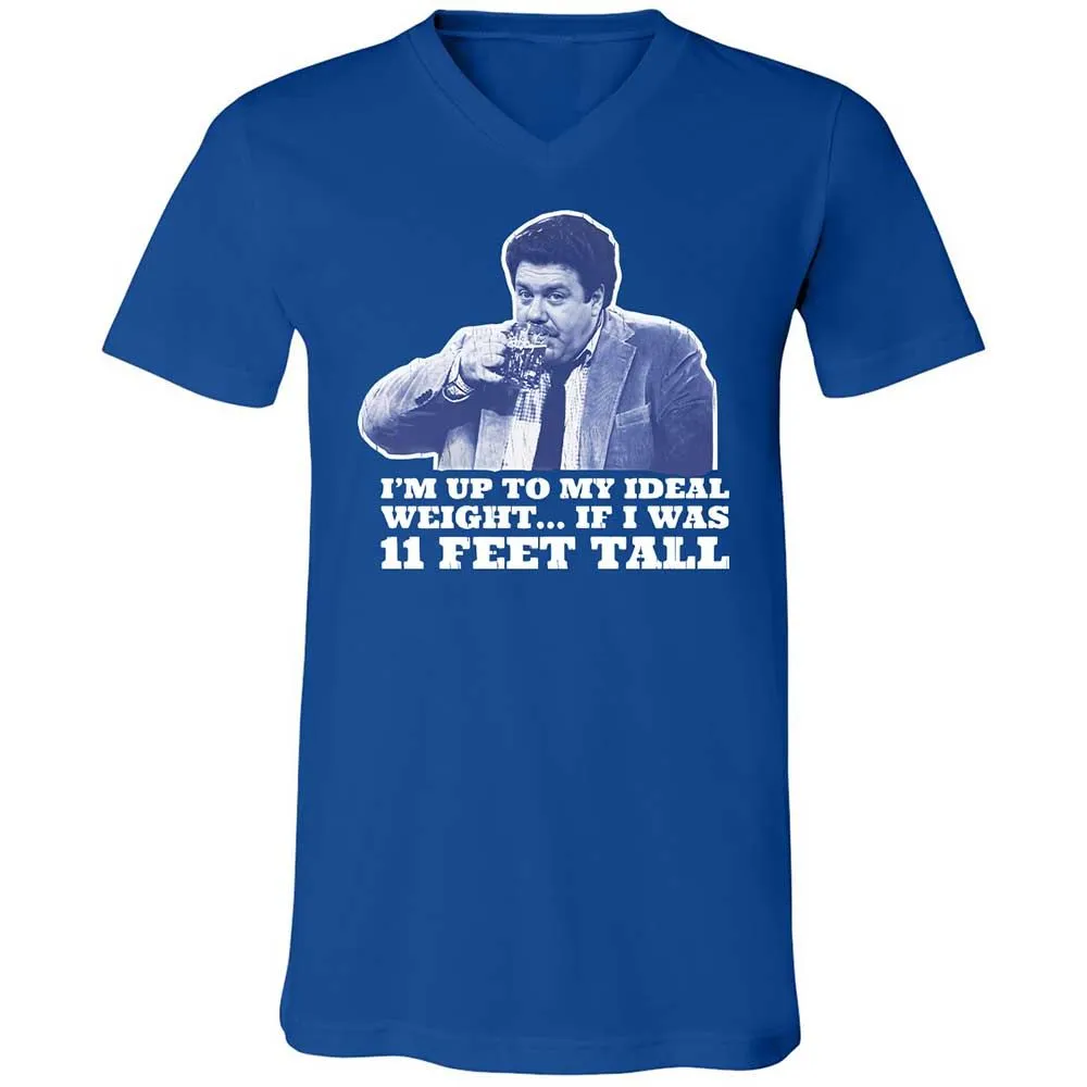 Unisex V-Neck T-Shirt - 8XVEJE6Q - True Royal - 4