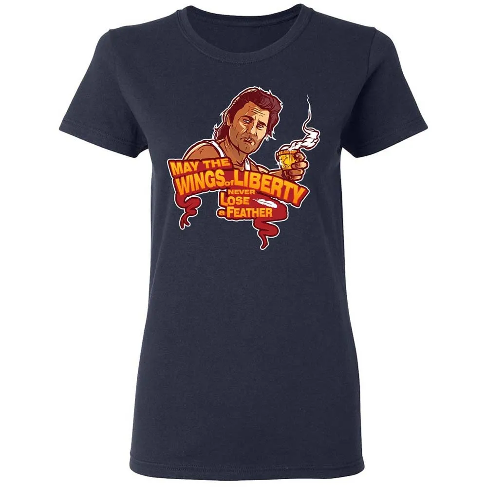 Women's T-Shirt - PJ9N7SAV - Navy - 2
