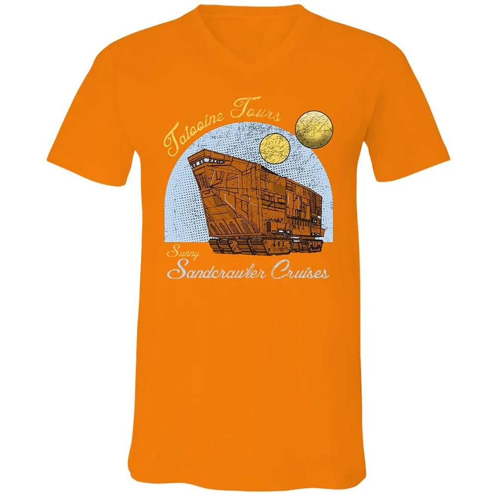 Unisex V-Neck T-Shirt - M2UJ2328 - Orange - 12