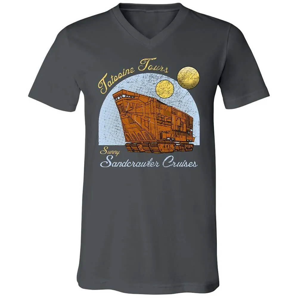 Unisex V-Neck T-Shirt - M2UJ2328 - Asphalt - 13