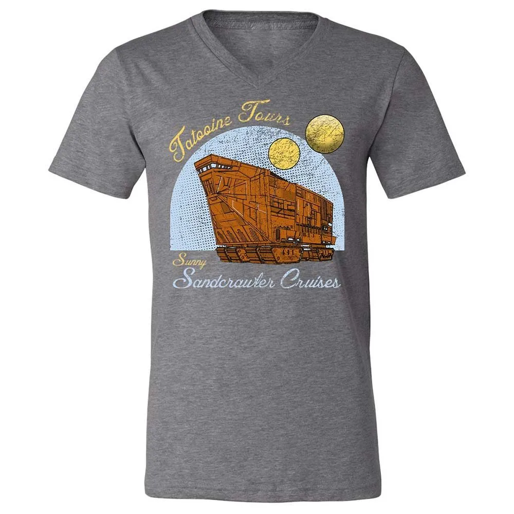 Unisex V-Neck T-Shirt - M2UJ2328 - Deep Heather - 14