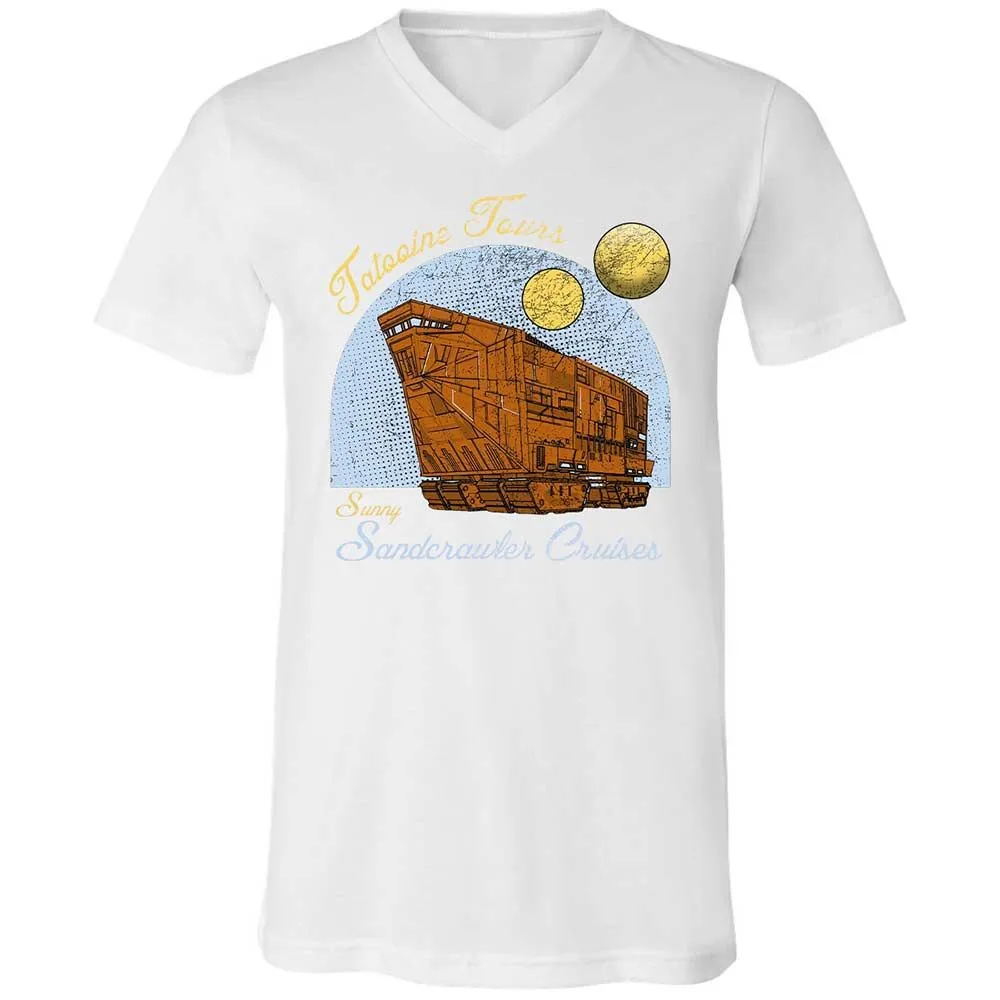 Unisex V-Neck T-Shirt - M2UJ2328 - White - 16