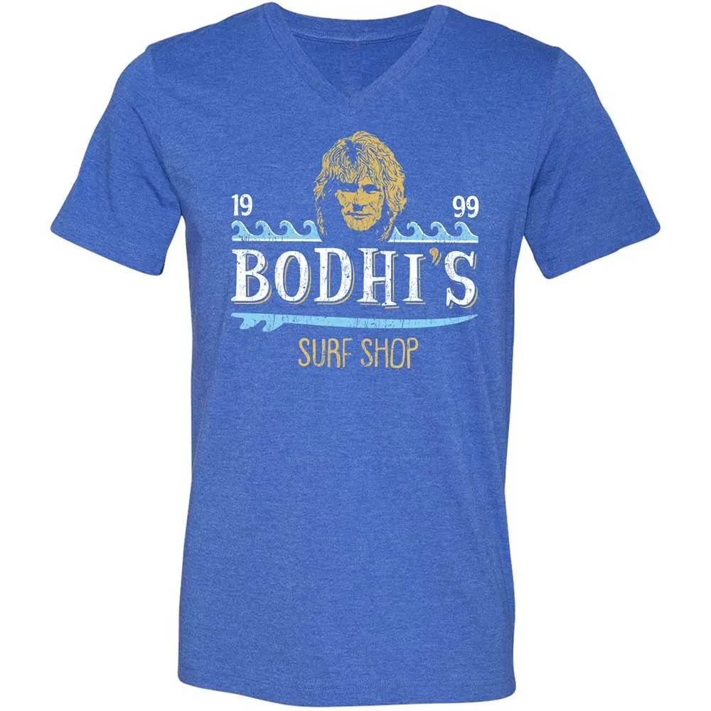 Unisex V-Neck T-Shirt - 1MEY3HEL - Heather True Royal - 5