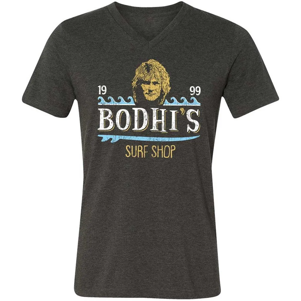 Unisex V-Neck T-Shirt - 1MEY3HEL - Dark Grey Heather - 9