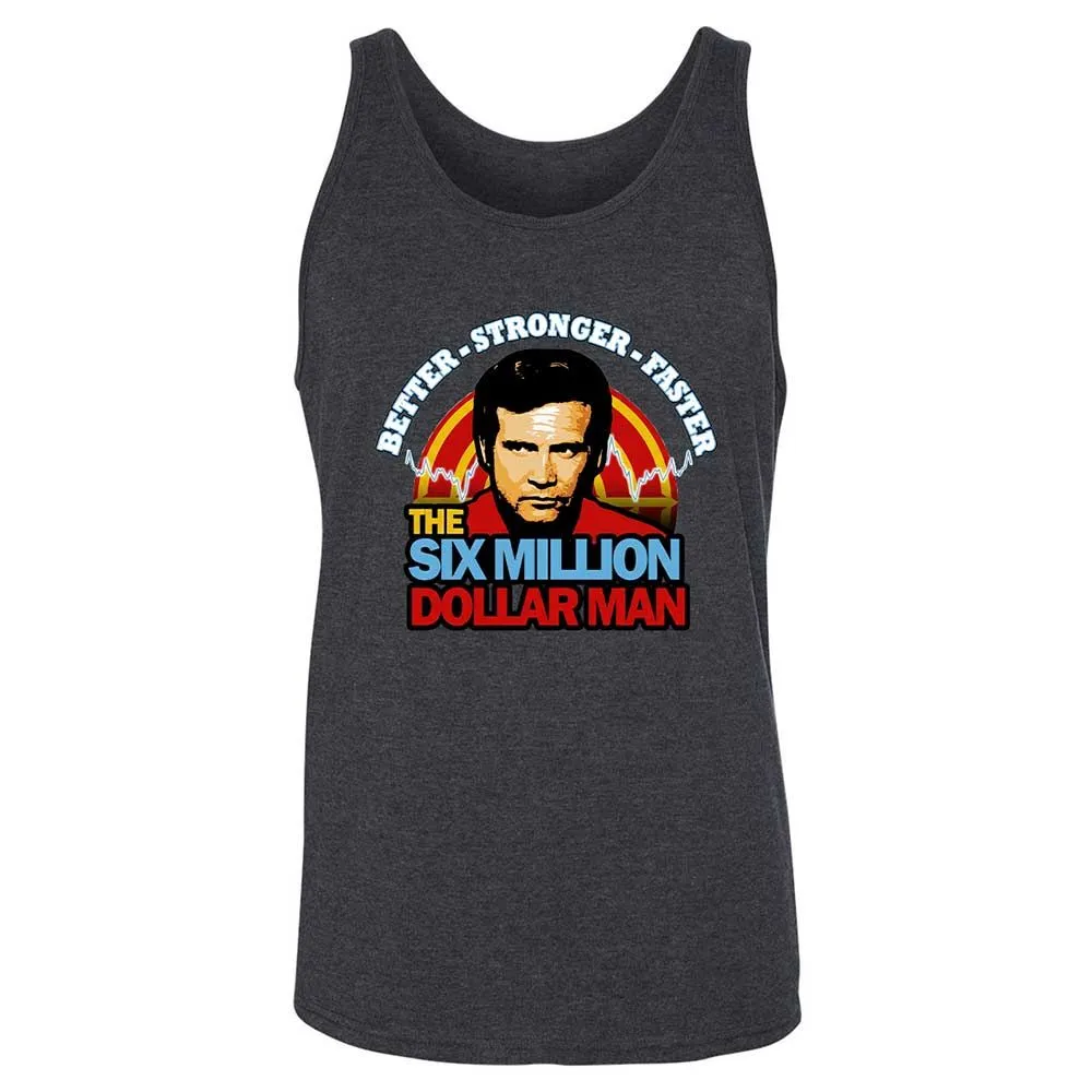 Unisex Jersey Tank - 3496ML1F - Dark Grey Heather - 5