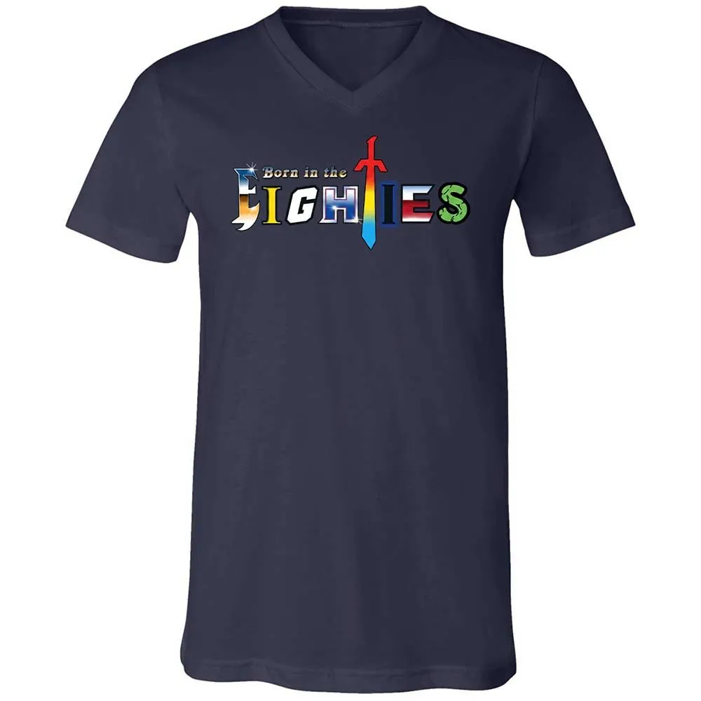 Unisex V-Neck T-Shirt - KYNKF3H1 - Navy - 2