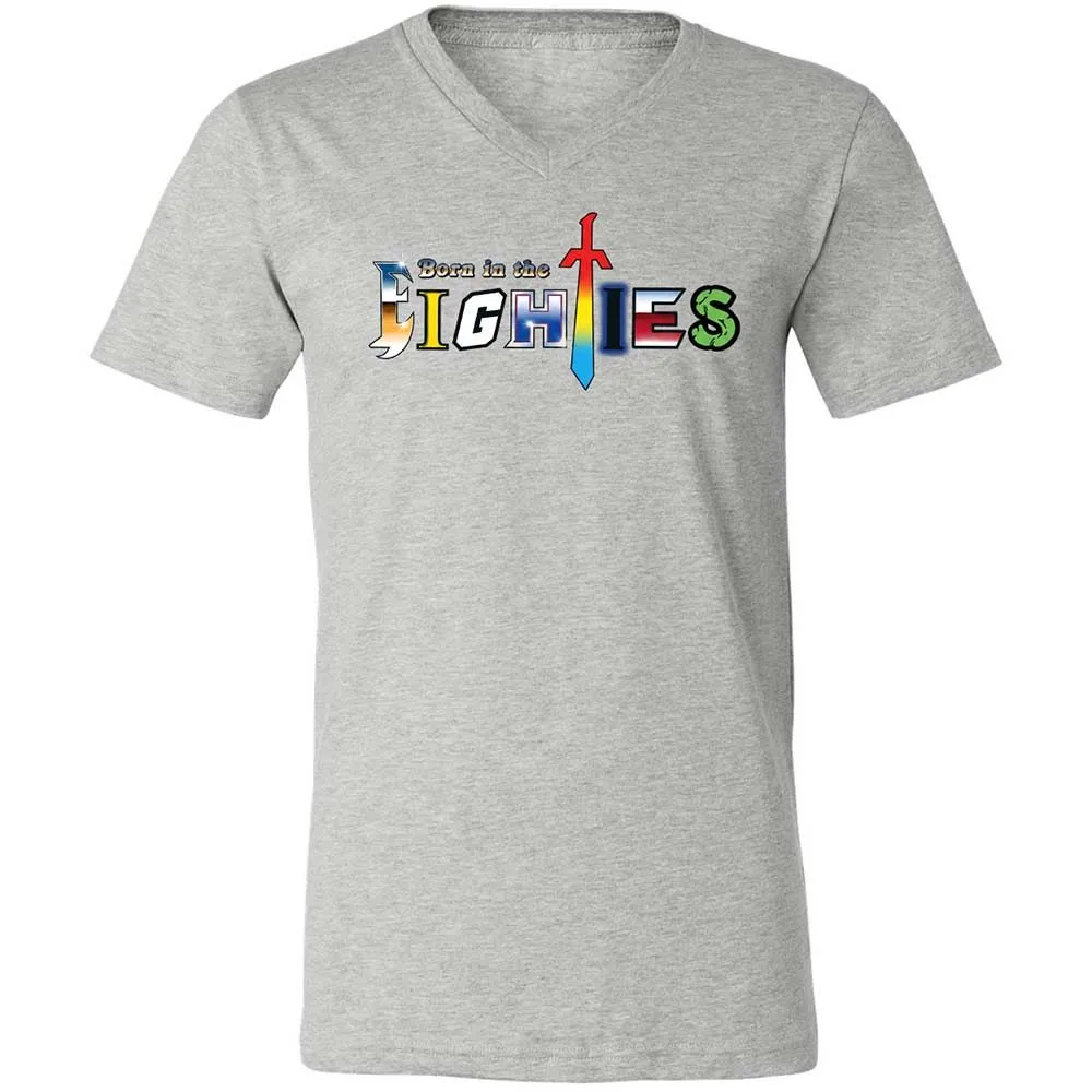 Unisex V-Neck T-Shirt - KYNKF3H1 - Athletic Heather - 15