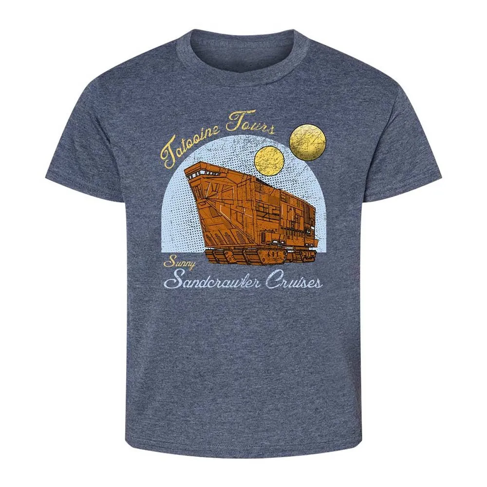 Kids T-Shirt - X9UVFXZB - Heather Navy - 9
