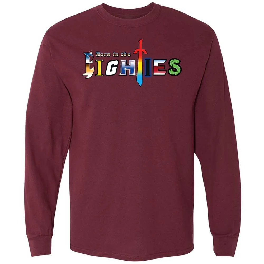 Long Sleeve T-Shirt - V5GVQ1T3 - Maroon - 6