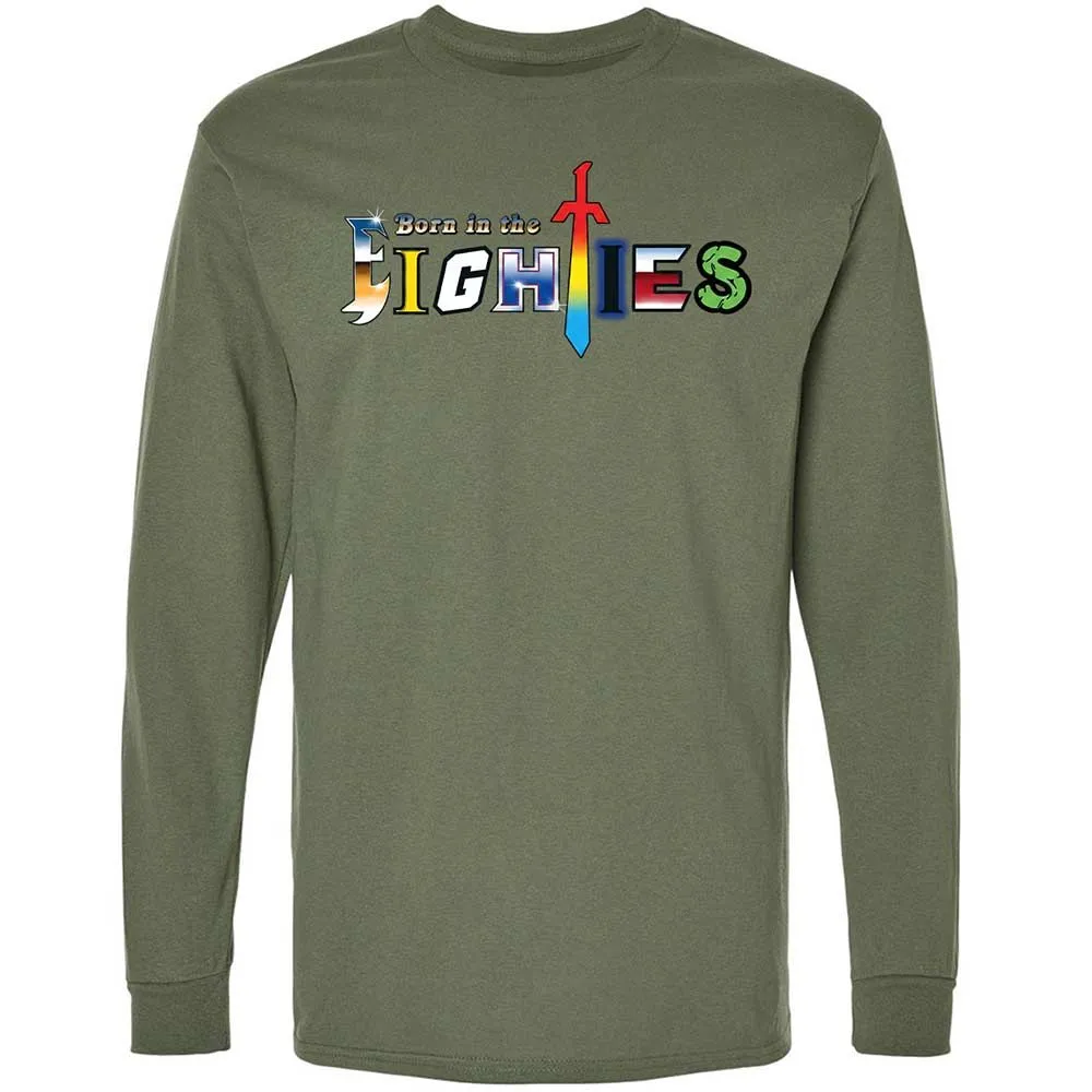 Long Sleeve T-Shirt - V5GVQ1T3 - Military Green - 9