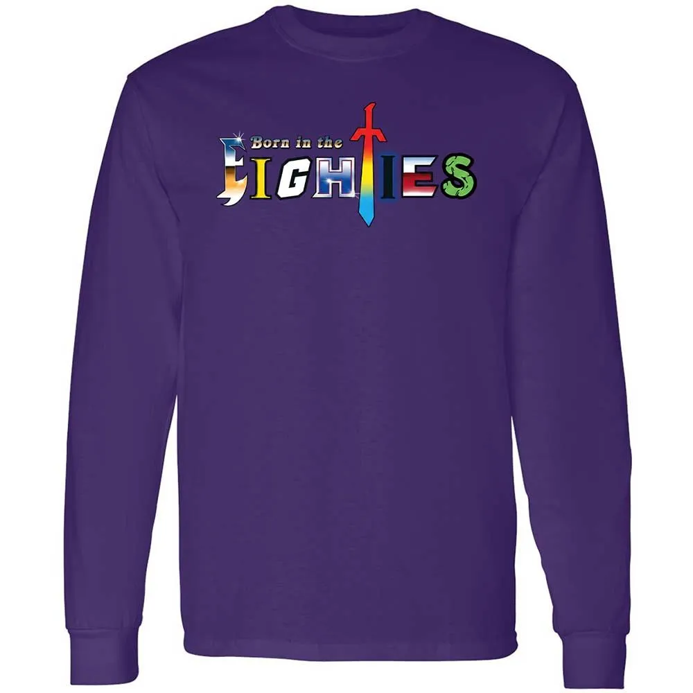 Long Sleeve T-Shirt - V5GVQ1T3 - Purple - 12