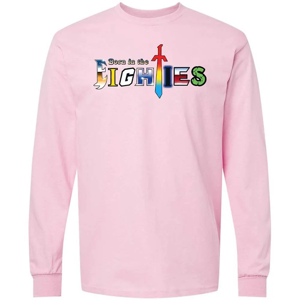 Long Sleeve T-Shirt - V5GVQ1T3 - Light Pink - 16