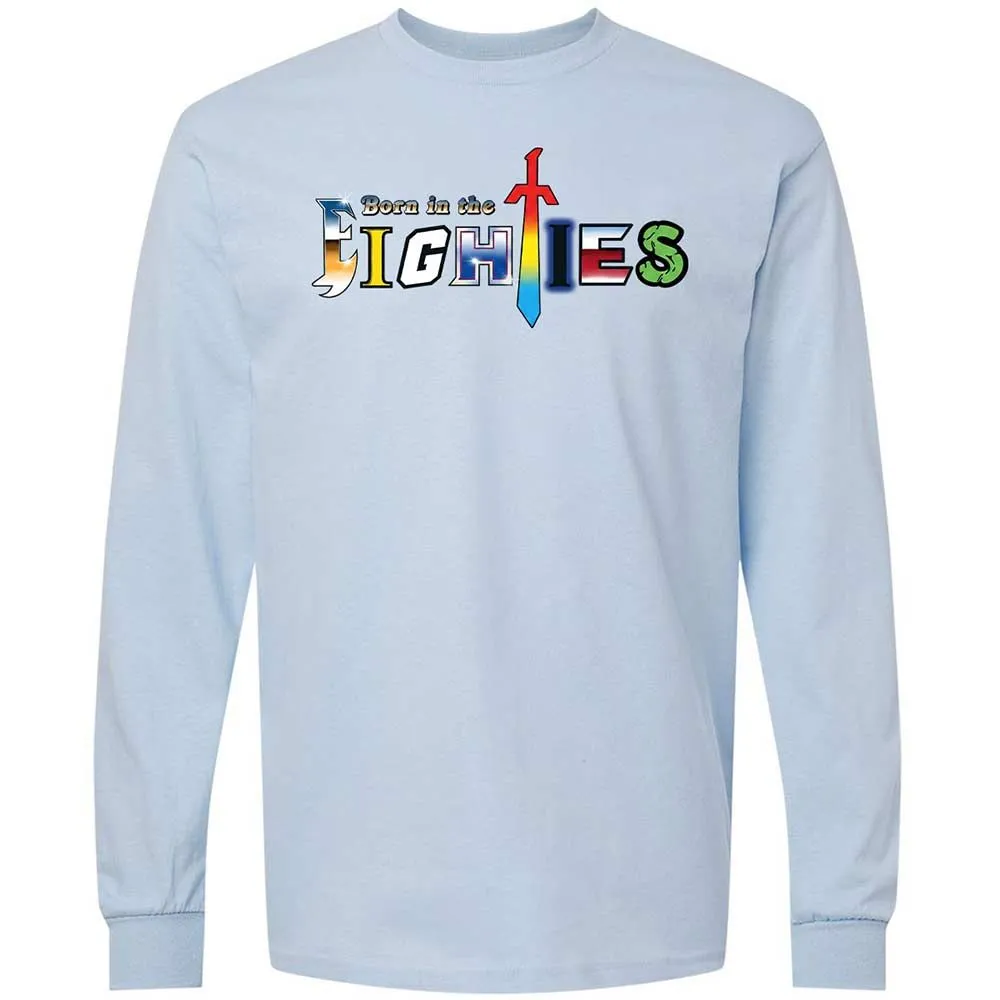 Long Sleeve T-Shirt - V5GVQ1T3 - Light Blue - 18