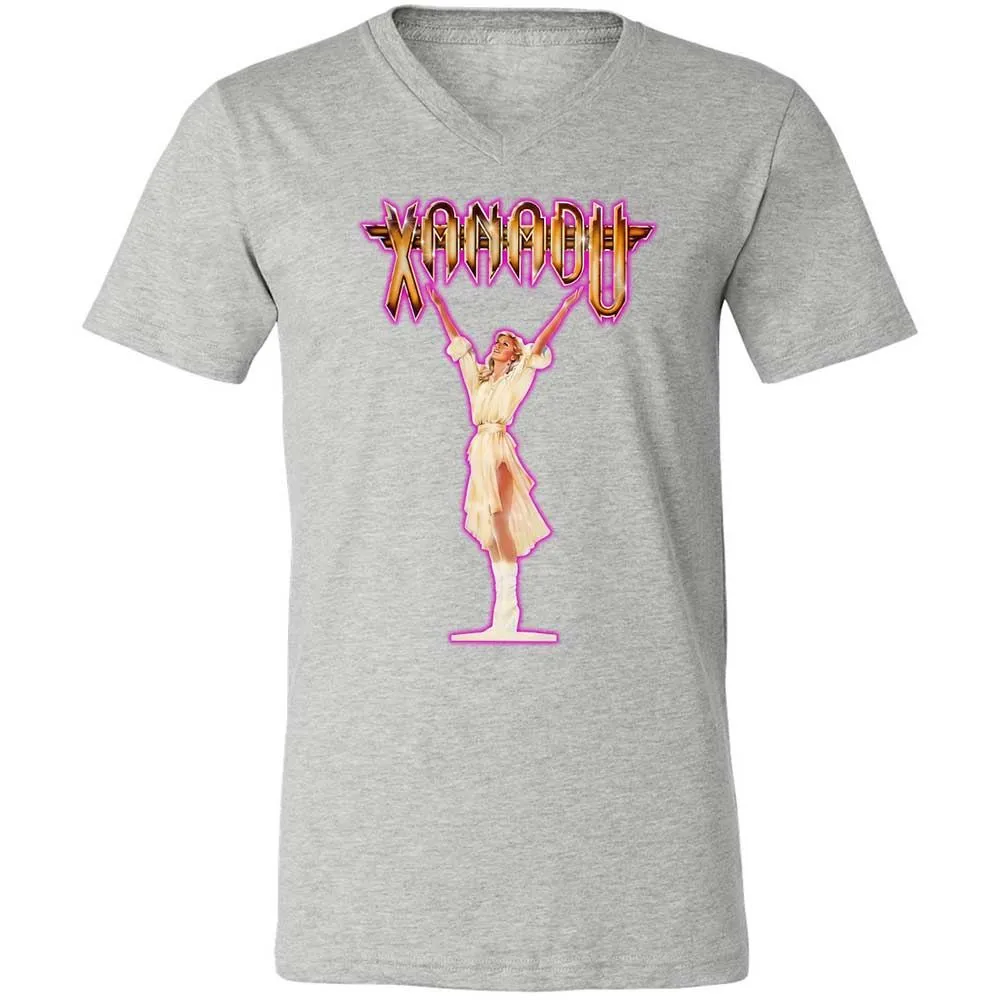 Unisex V-Neck T-Shirt - XQYXHDZV - Athletic Heather - 15