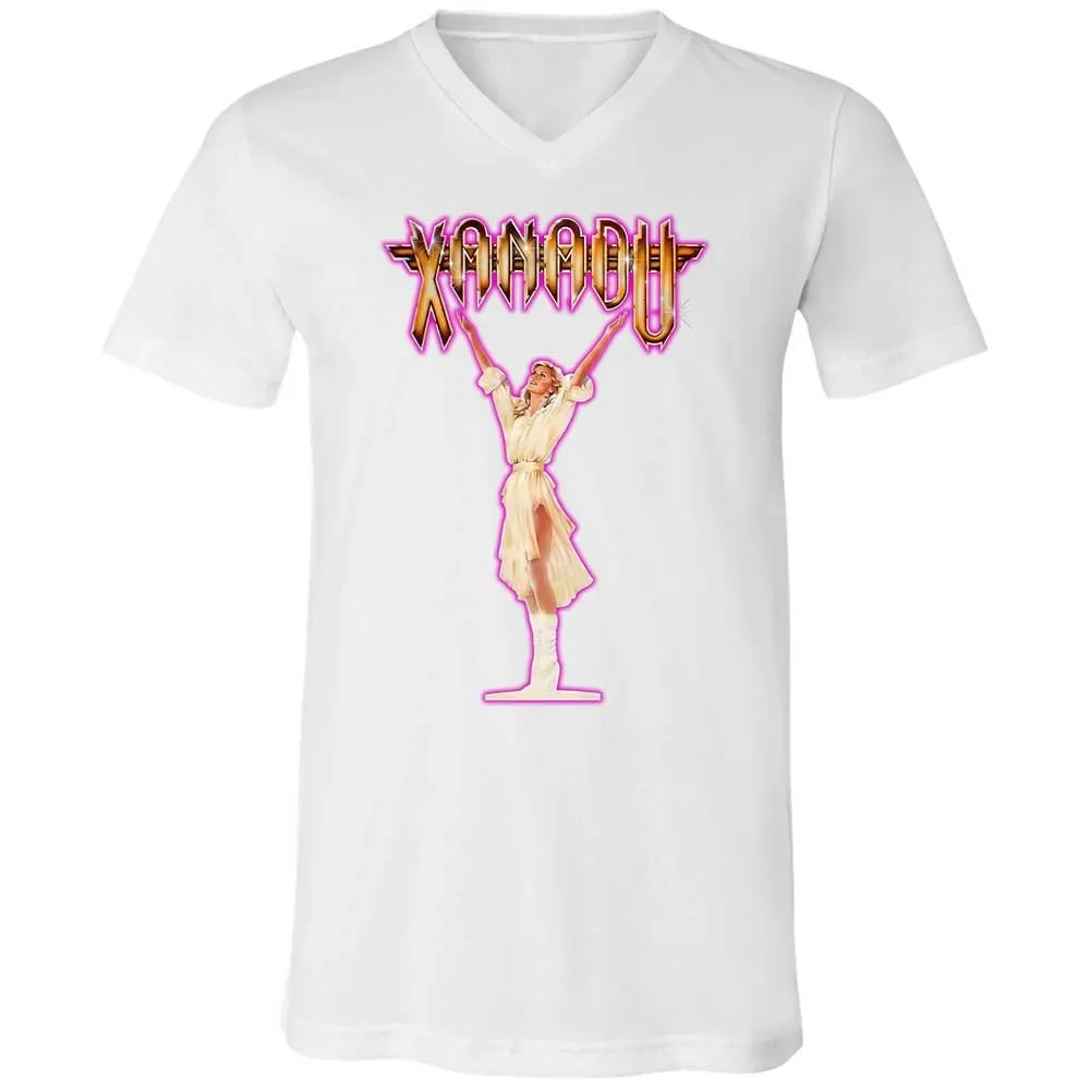 Unisex V-Neck T-Shirt - XQYXHDZV - White - 16