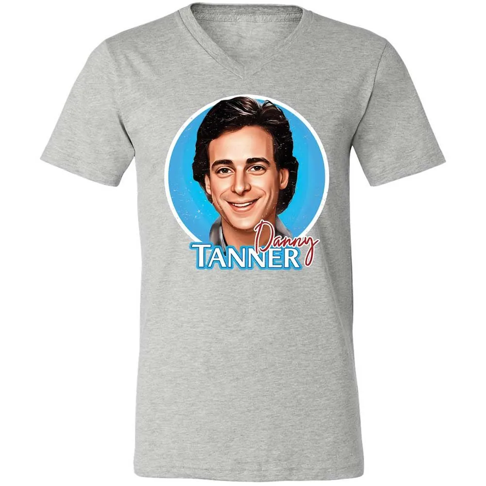 Unisex V-Neck T-Shirt - 9XG6WXZQ - Athletic Heather - 15
