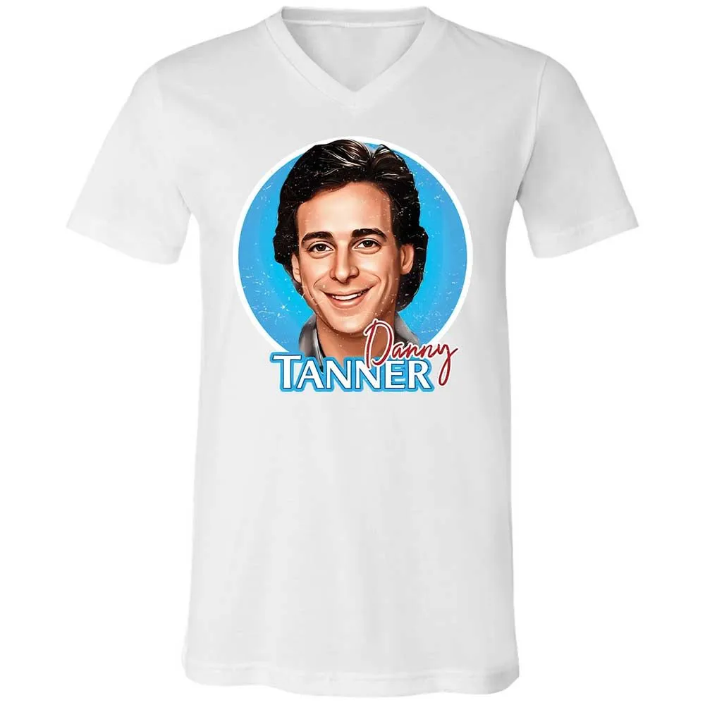 Unisex V-Neck T-Shirt - 9XG6WXZQ - White - 16