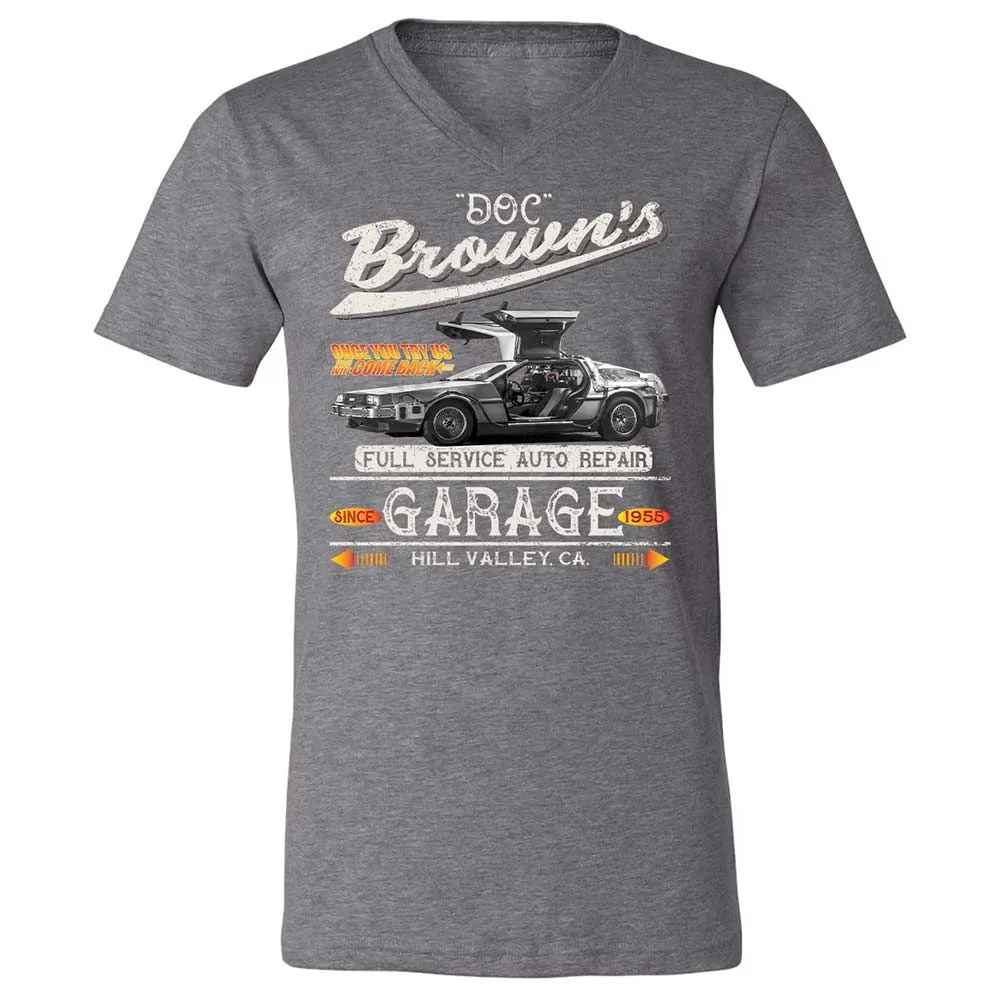 Unisex V-Neck T-Shirt - 4EM6BXVF - Deep Heather - 14