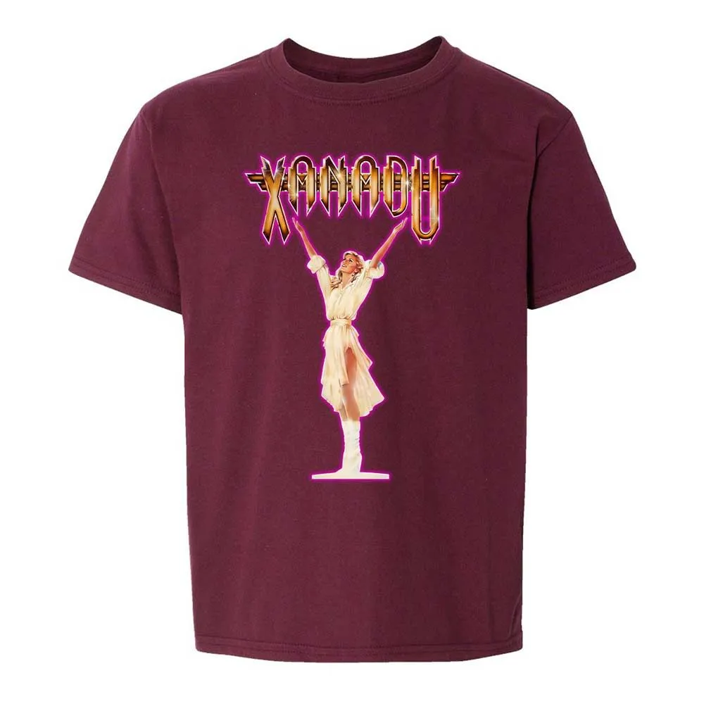Kids T-Shirt - PL8LV2WY - Maroon - 14