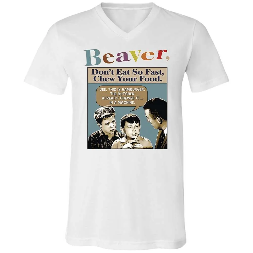 Unisex V-Neck T-Shirt - P4D9LL38 - White - 16