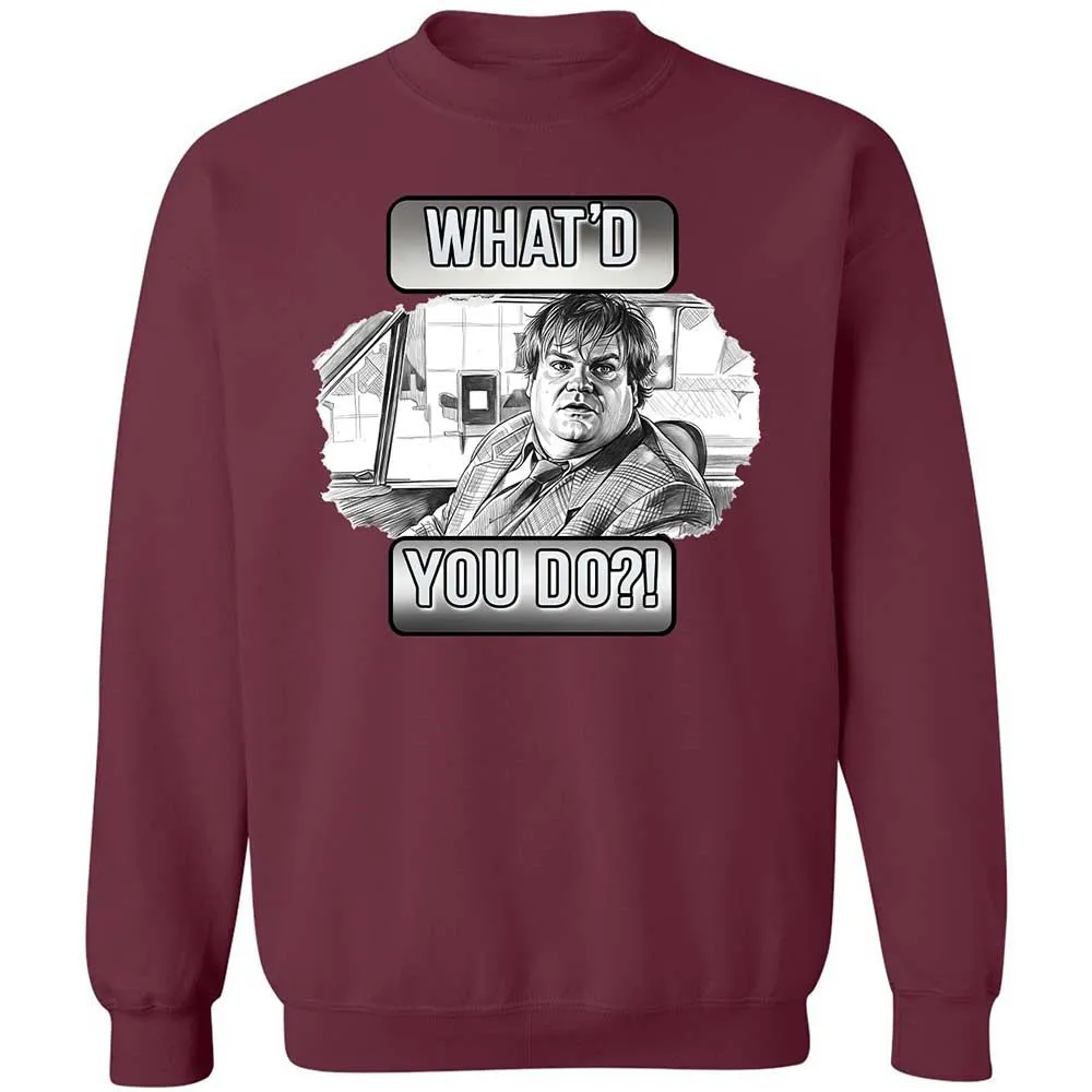 Classic Unisex Sweatshirt - TR5HG98U - Maroon - 8