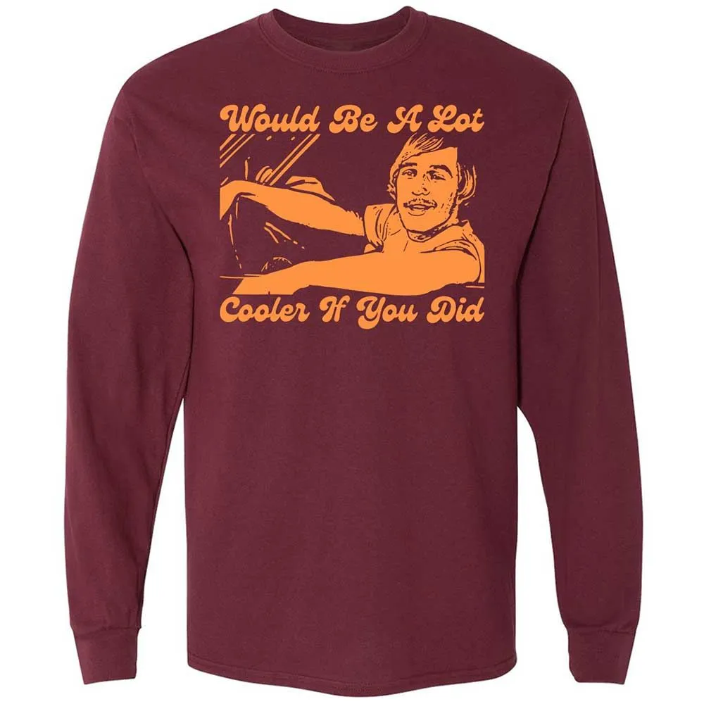 Long Sleeve T-Shirt - TLS1JTBV - Maroon - 6