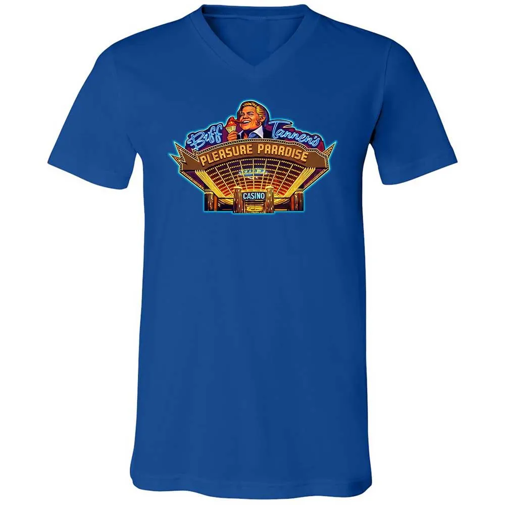 Unisex V-Neck T-Shirt - 4ABQP2TD - True Royal - 4
