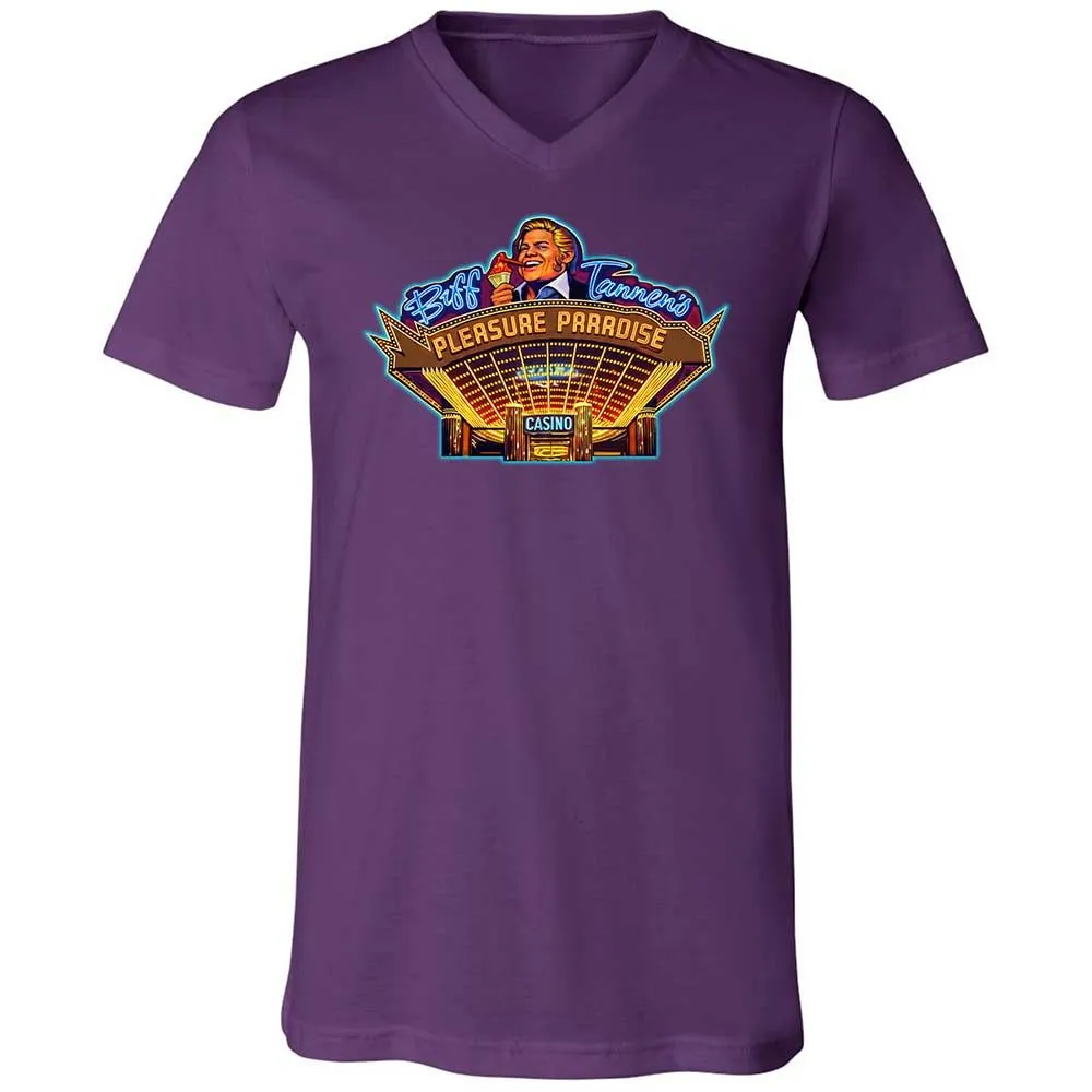 Unisex V-Neck T-Shirt - 4ABQP2TD - Team Purple - 10
