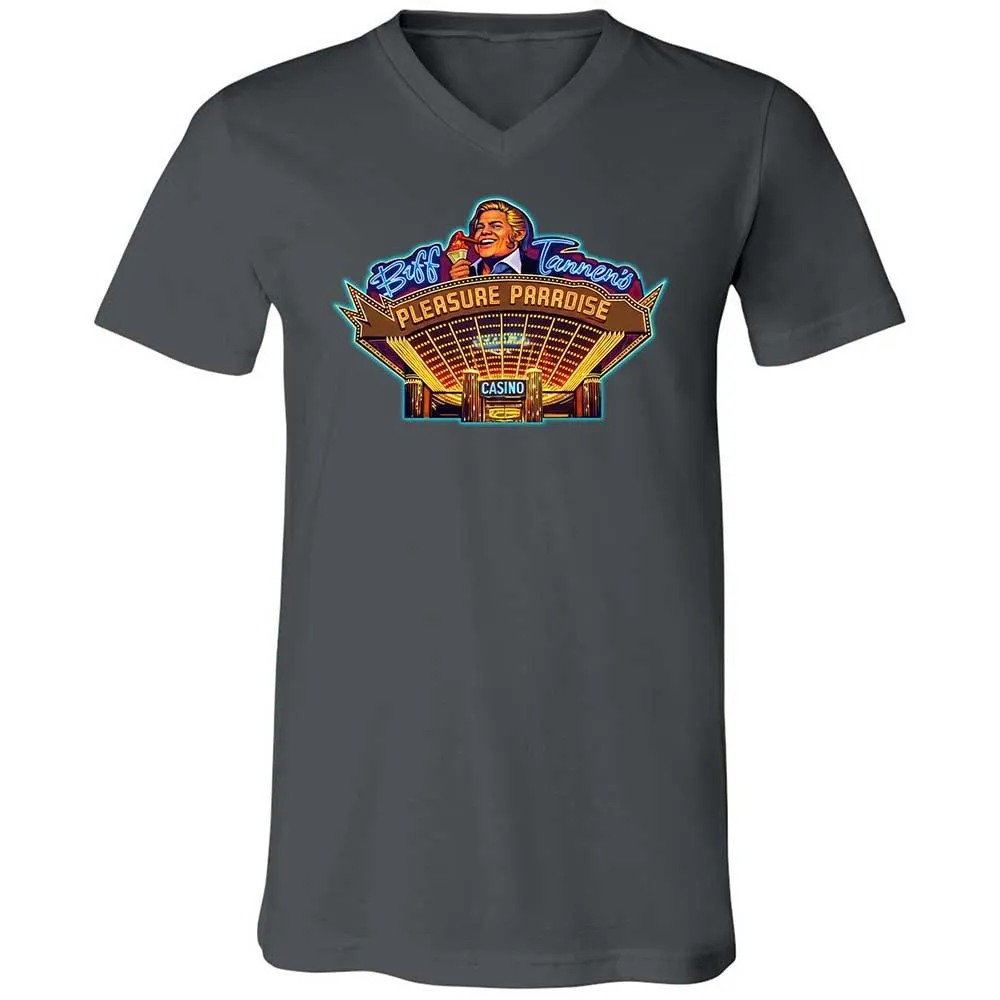 Unisex V-Neck T-Shirt - 4ABQP2TD - Asphalt - 13