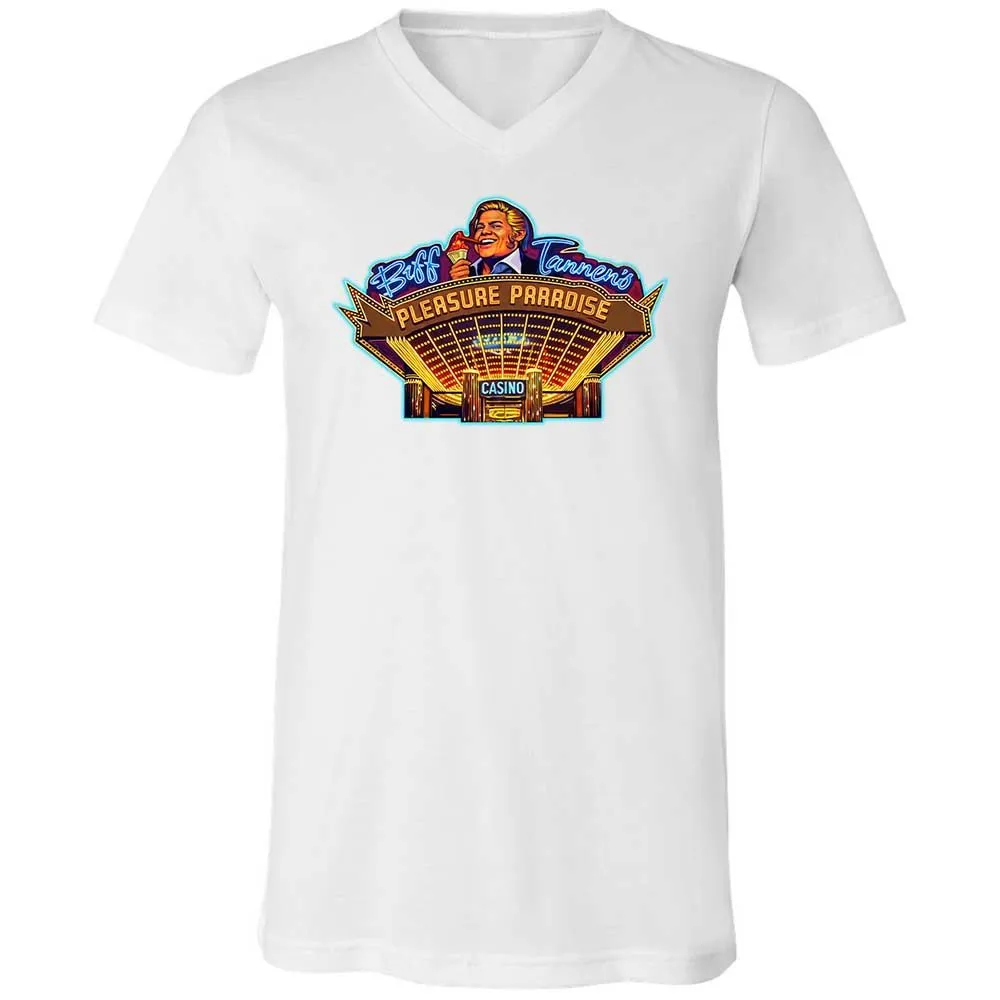 Unisex V-Neck T-Shirt - 4ABQP2TD - White - 16