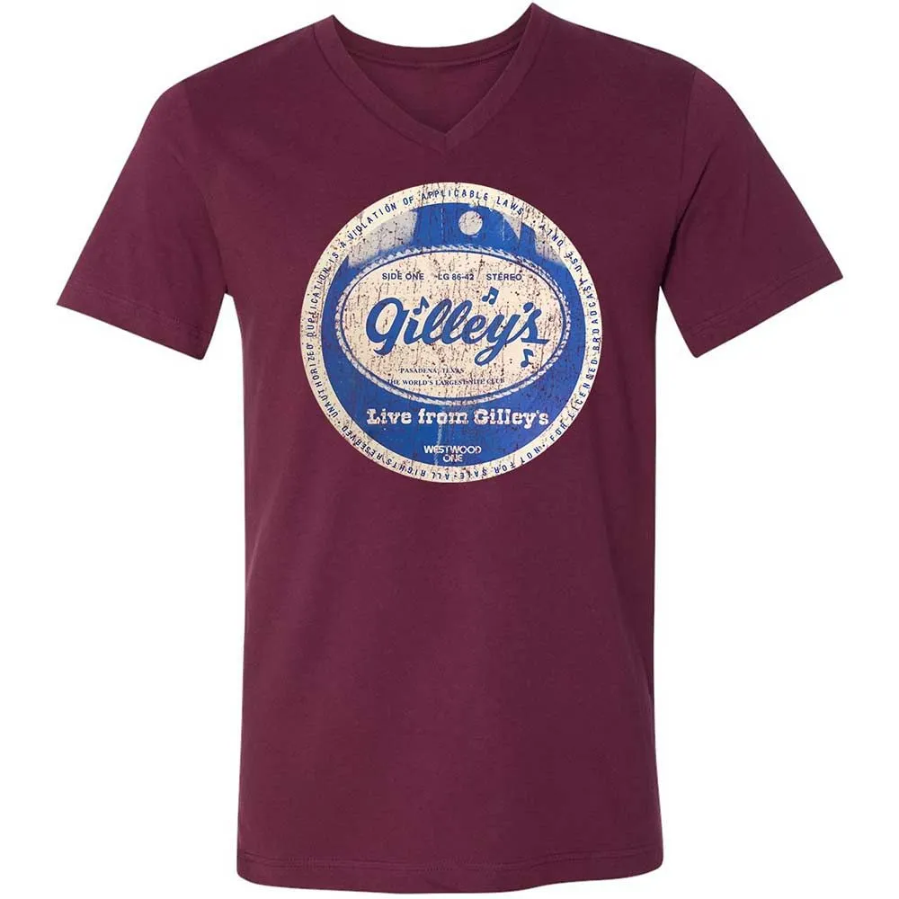 Unisex V-Neck T-Shirt - MUHZQ5WA - Maroon - 8