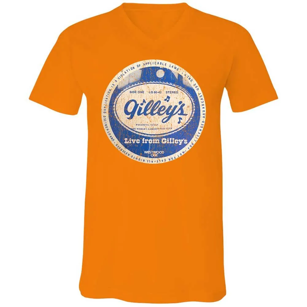 Unisex V-Neck T-Shirt - MUHZQ5WA - Orange - 12
